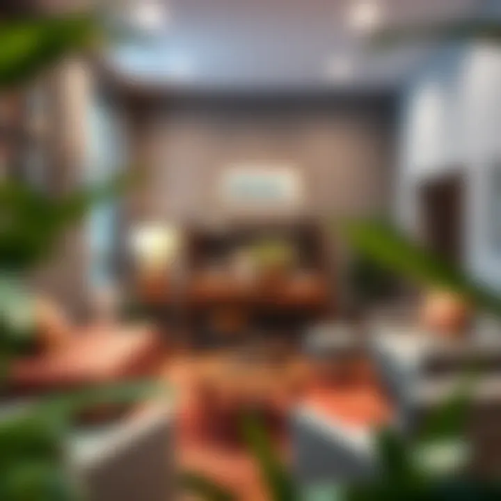 A cozy nook featuring budget-friendly furniture pieces and decor