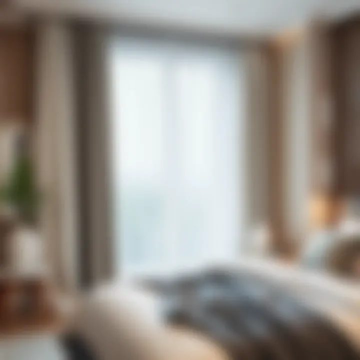 Variety of materials used in bedroom door curtains