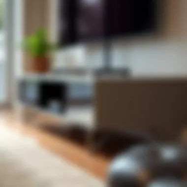 Stylish legs for a modern TV stand