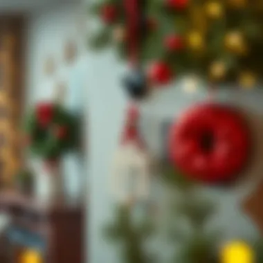 Enhancing Seasonal Decor with Command Hooks A Command self-adhesive hook showcasing seasonal decorations