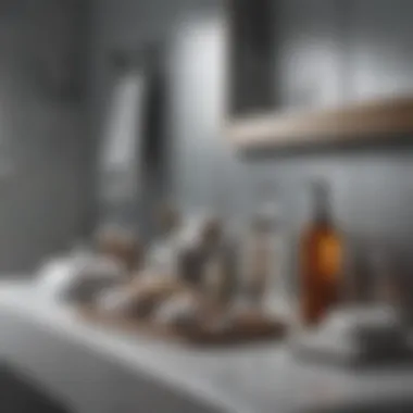 Coordinated Bathroom Accessories Coordinated bathroom accessories creating a cohesive look