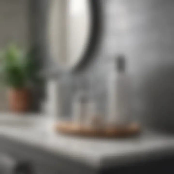 Functional Bathroom Accessories Functional bathroom accessories enhancing space efficiency