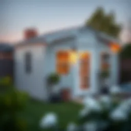 A well-designed 9x9 metal shed showcasing its exterior features