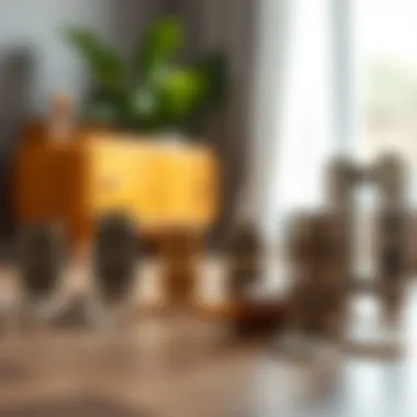 Different types of ottoman hinges displayed