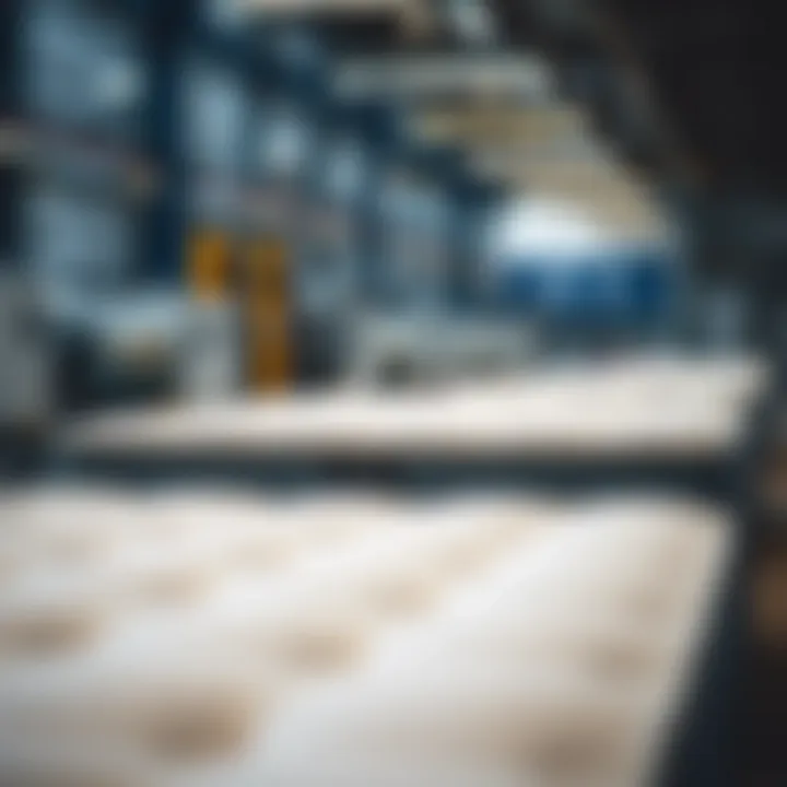 Sustainable mattress manufacturing process