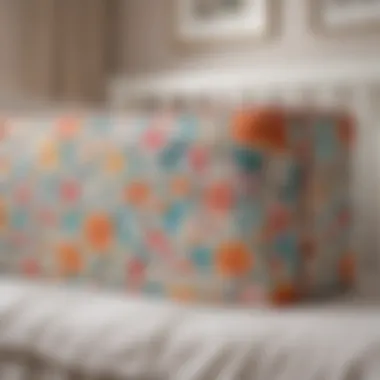 Stylish crib bumpers designed with vibrant patterns and colors