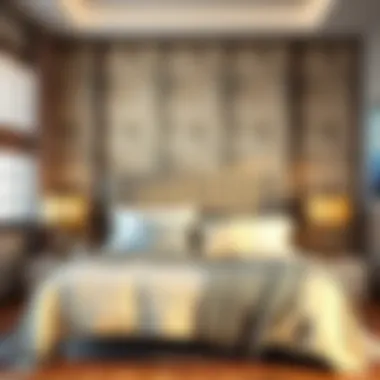 Comparison of various queen bed headboard styles in a stylish bedroom setting