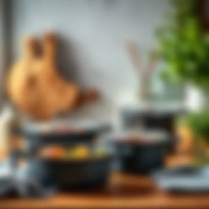 Eco-friendly silicone cookware highlighting sustainable practices