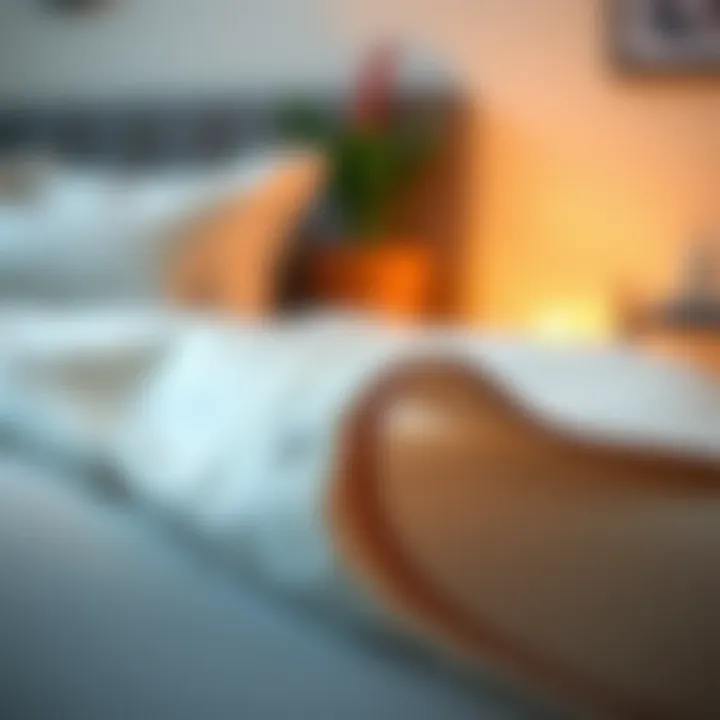 Close-up of waterproof material showcasing durability