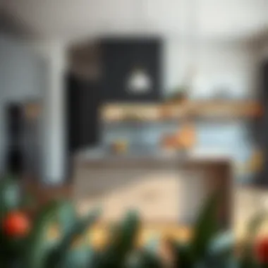 Stylish kitchen island featuring unique customization options