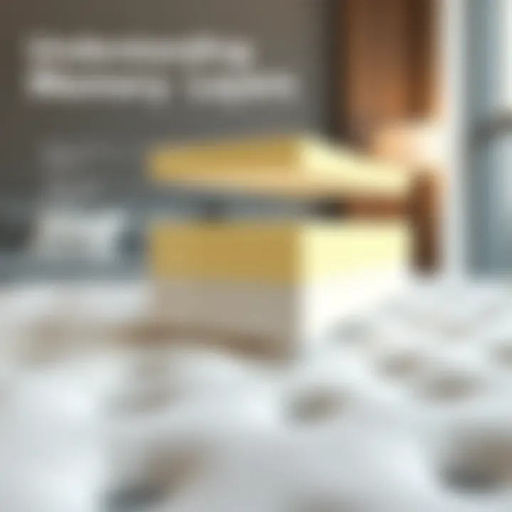 Understanding Memory Foam Layers Diagram showcasing the structure of memory foam layers