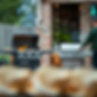 Gas vs. Charcoal Barbecue Pits Comparison chart highlighting the advantages of gas barbecue pits over charcoal models