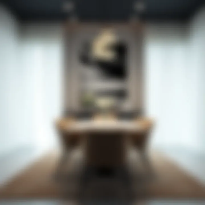 An elegant dining room chair showcasing modern design elements