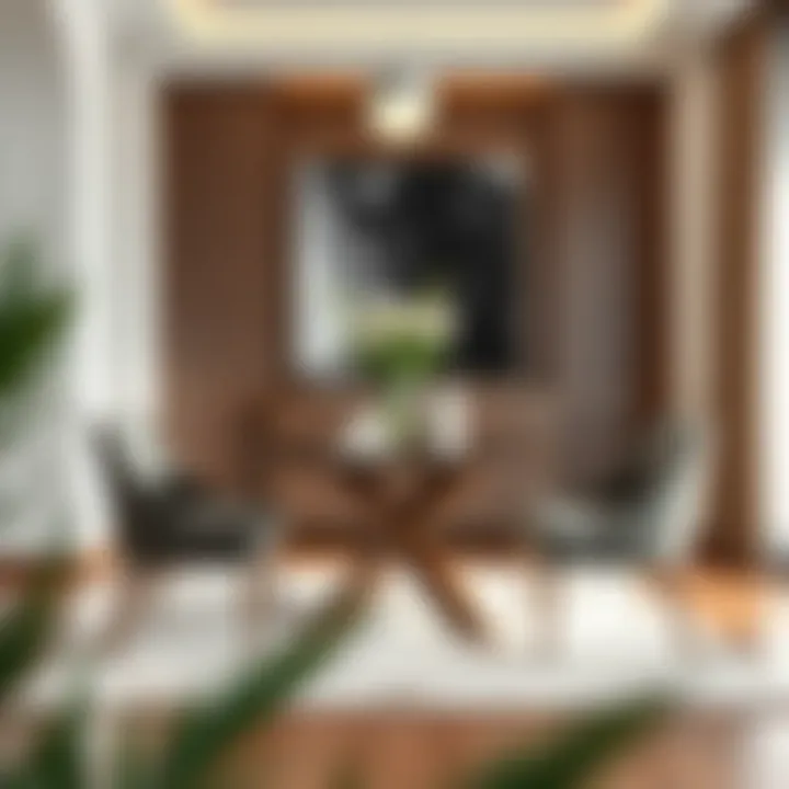 Chic and Stylish Dining Set for Two Elegant dining set for two with a modern flair