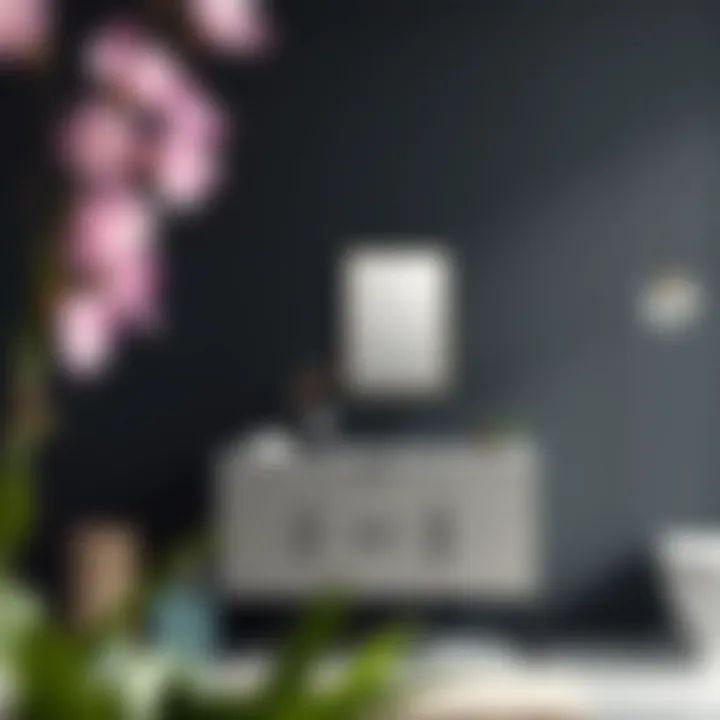 Sleek Simplicity: A Stylish Minimalist Vanity Stylish minimalist vanity in a contemporary setting