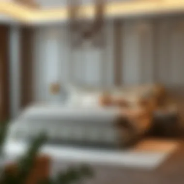 Elegant King Size Spring Bed Design Elegant design of a king size spring bed showcasing premium materials