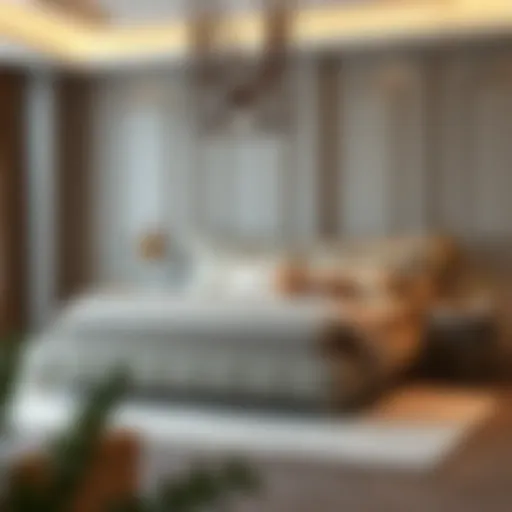 Elegant King Size Spring Bed Design Elegant design of a king size spring bed showcasing premium materials