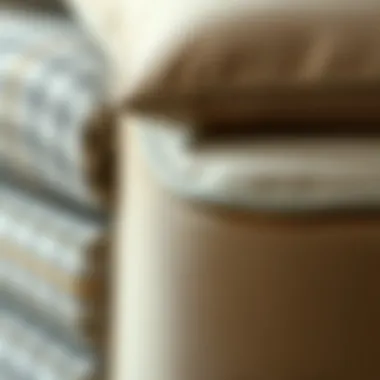 Fabric Options for King Size Spring Beds Close-up of fabric texture and color options for king size spring beds