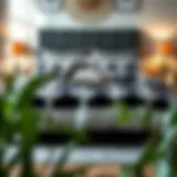 Geometric Elegance in Bedroom Decor Contemporary duvet cover featuring geometric patterns