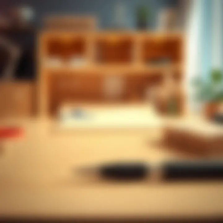 Materials Used in the Computer Desk Construction Close-up view of the materials used in the construction of a 47-inch computer desk with hutch