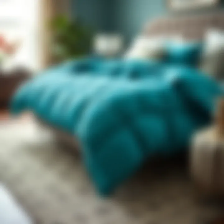 Guide to maintaining turquoise comforters with care tips