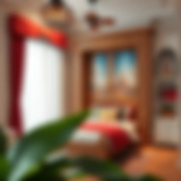 Charming Disney decor integrating with Murphy Bed