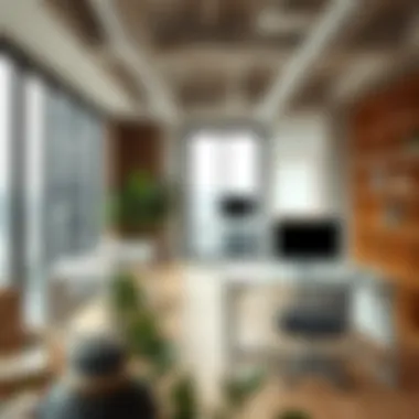 Aesthetic appeal of narrow sit to stand desks in interior design