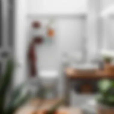 Different materials used in behind toilet organizers