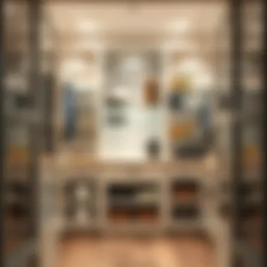 Organized Storage Solutions Interior view of a 72-inch pantry cabinet with organized storage