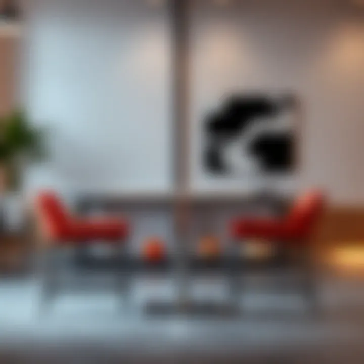 Contemporary two-seat bar table set with sleek lines and minimalist design