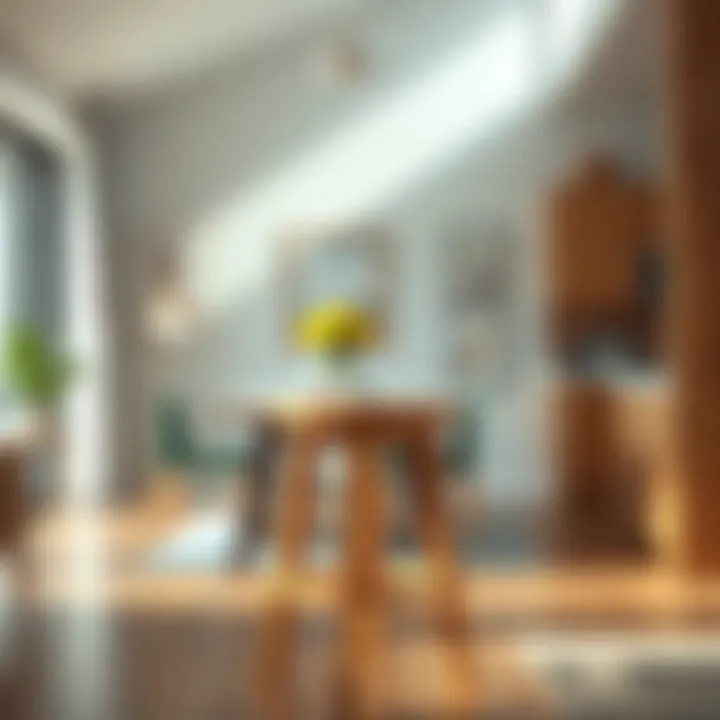 Durable Pine Bar Stool in Bright Dining Area Durable pine bar stool with back showcased in a bright dining area