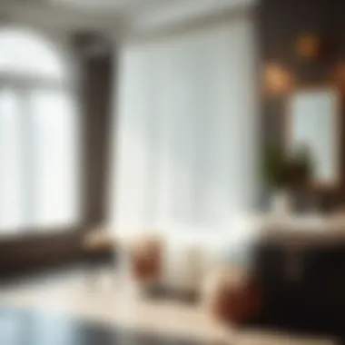 Stylish Bathroom Decor with Voile Stylish bathroom decor featuring a voile shower curtain