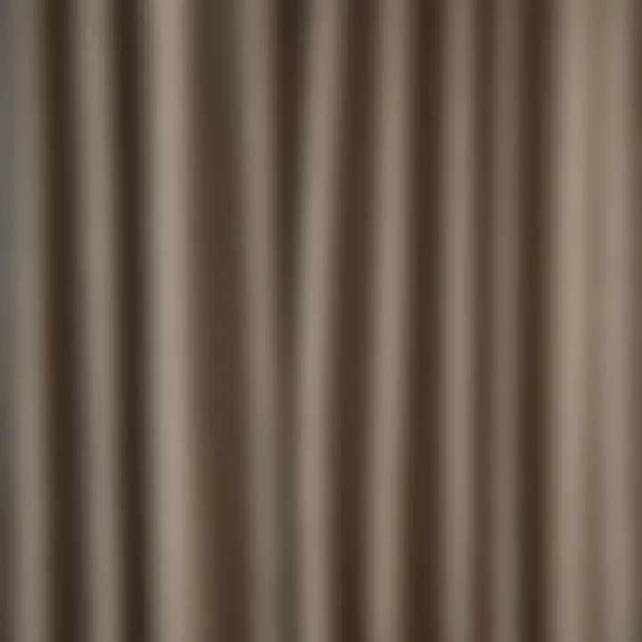 Close-up of fabric textures for 96-inch curtains