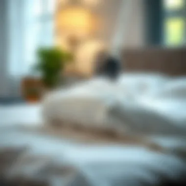 Maintaining Hygiene with Waterproof Covers A close-up of a waterproof sheet being cleaned.