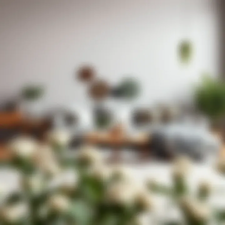 Living Room Featuring Grey Boho Decor Living room featuring grey boho decor