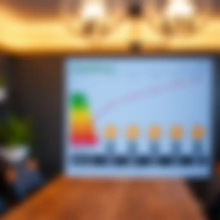 Energy efficiency chart comparing various bulb types