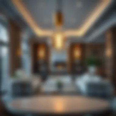 Elegant interior design featuring 125v 60w bulbs as focal points