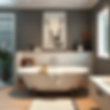 Multifunctional furniture enhancing bathroom organization