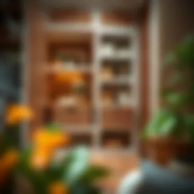 Effective Space Utilization Techniques Maximized storage space utilizing cabinet door baskets