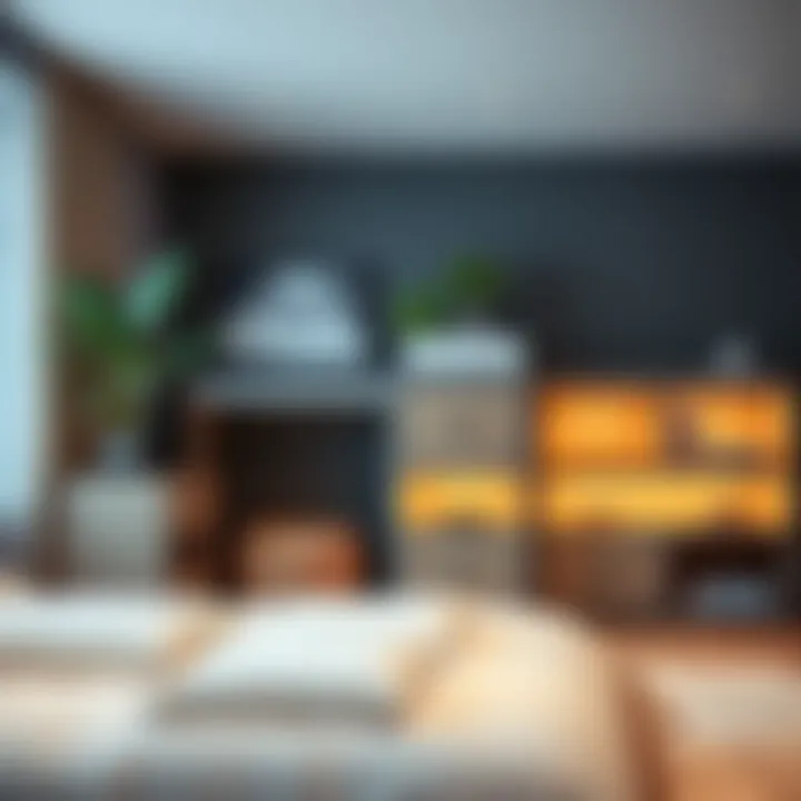 Blending Style and Functionality in Storage Stylish arrangement of storage cubes