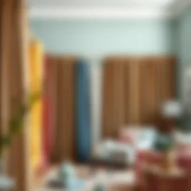 Color palette inspiration for selecting drapery