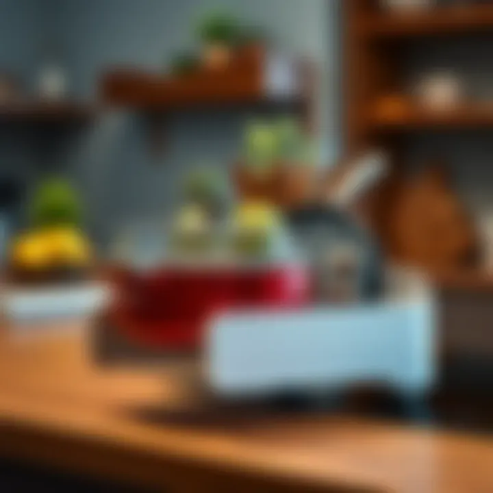 Compact pan organizer designed for small kitchen spaces