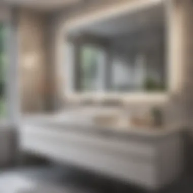 Stylish Modern Bathroom with Quartz Vanity Stylish bathroom with modern quartz vanity