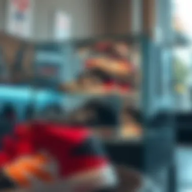 Modern Glass Case for High-End Sneakers Modern glass case designed for showcasing high-end sneakers