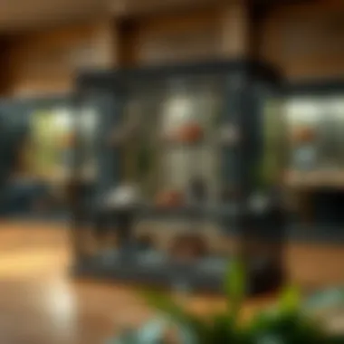 Vintage-Inspired Glass Case for Classic Shoes Vintage-inspired glass case featuring classic shoe designs