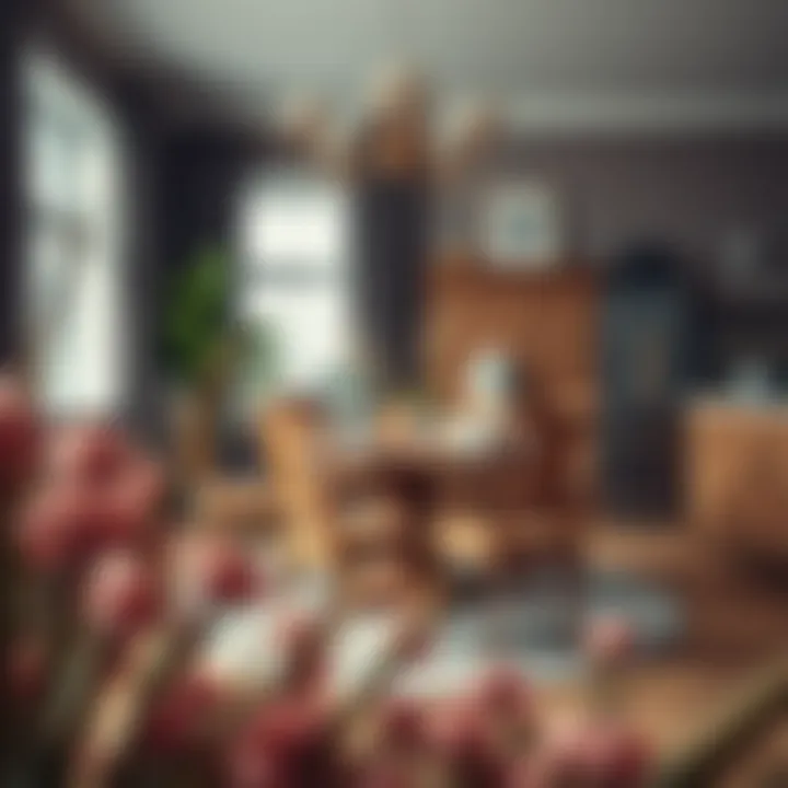 Elegant Dining with Solid Oak Chairs Elegant solid oak chairs around a dining table