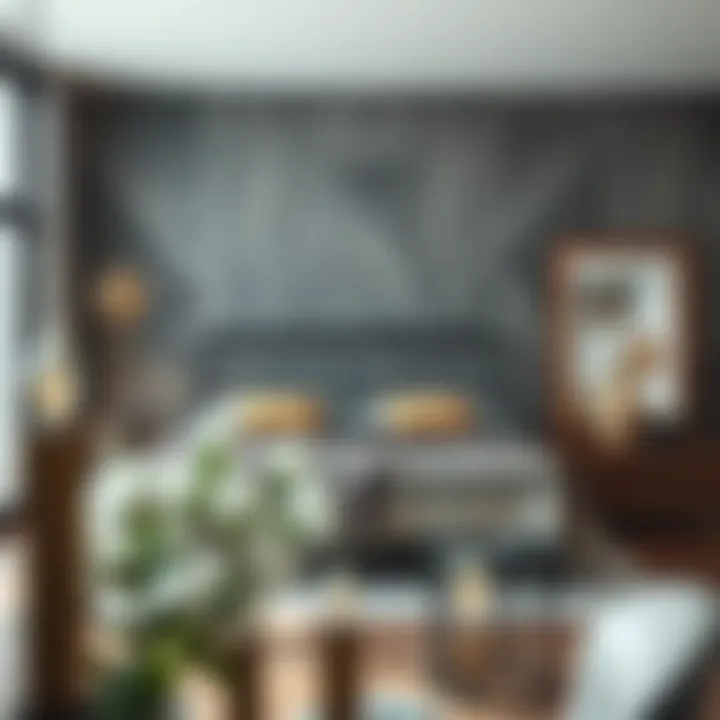 Contemporary Interior with Raw Iron Bed Contemporary interior featuring a raw iron bed as a focal point