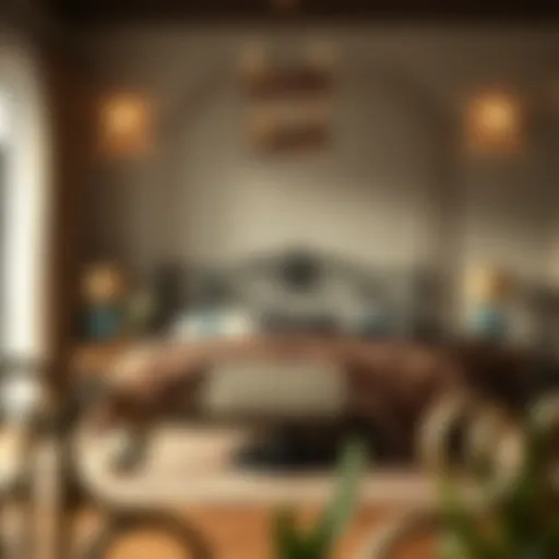 Intricate Design of Raw Iron Bed Frame Elegant raw iron bed frame showcasing intricate designs