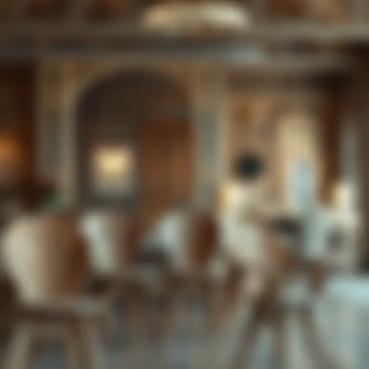 Collection of various wood types used in chair making