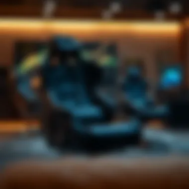 Luxurious Comfort with Plush Upholstery Luxurious gaming chair with plush materials